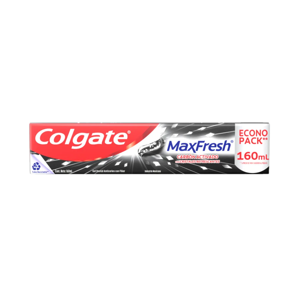 Crema Dental Max Fresh Carbon Max Fresh 160 Mg
