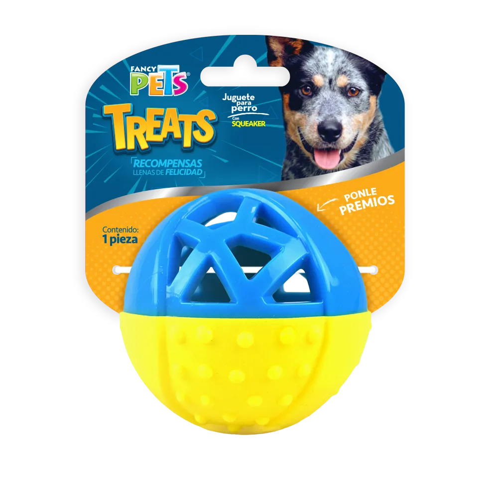 Juguete Pelota Recompensas Para Perro Treats Fancy Pets 1 Pza