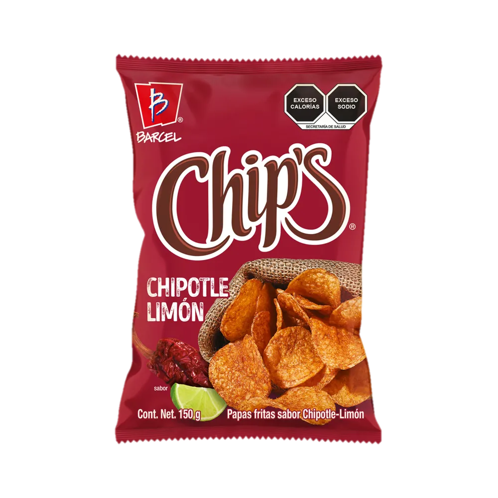 Chips Papas Chipotle Barcel 150 g