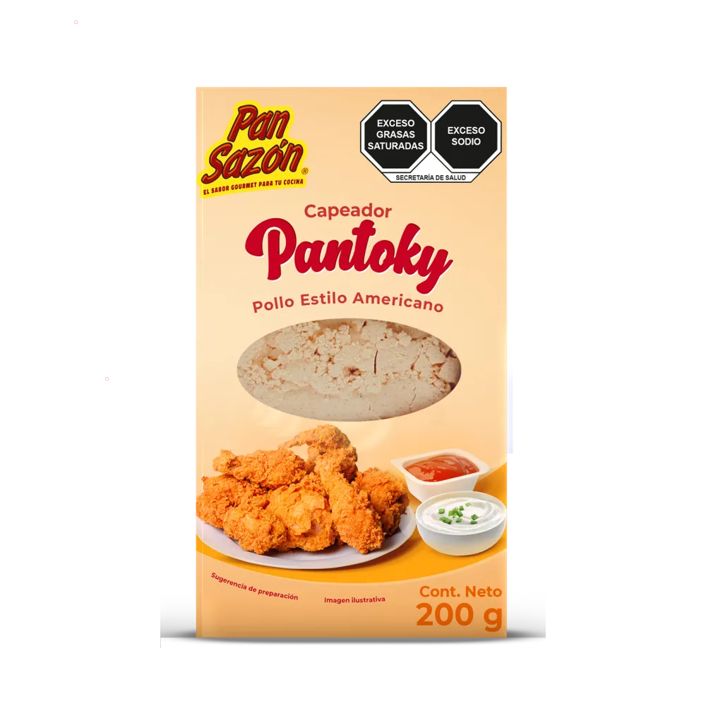 Capeador Pantoky Para Pollo Estilo Americano Pan Sazon 200 g