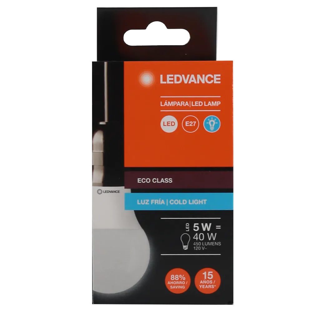 FOCO LED 5W LUZ FRIA LEDVANCE 1 PIEZA
