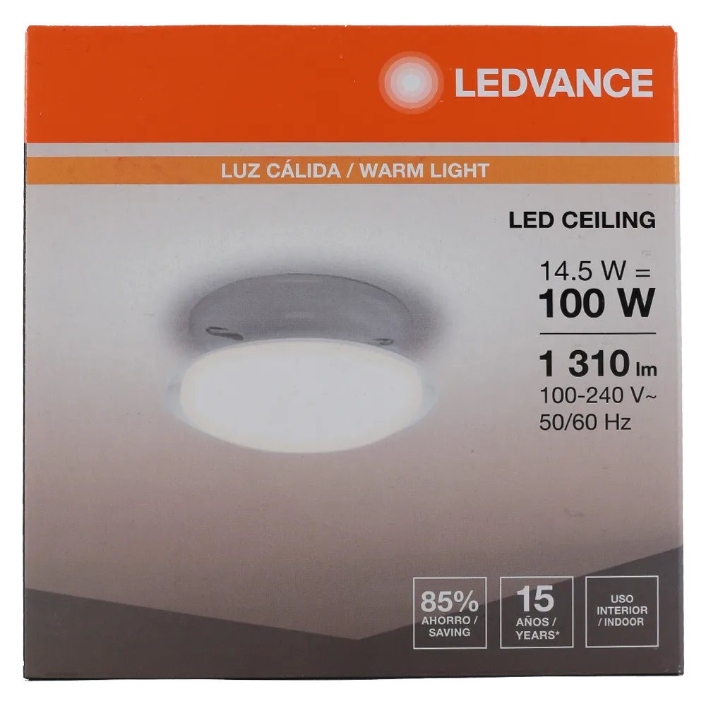 FOCO LED 14.5W LUZ CALIDA LEDVANCE 1 PIEZA