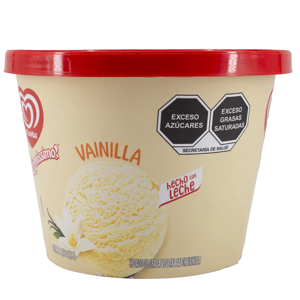 Cubeta De Helado Vainilla Holanda 2.8 Lt