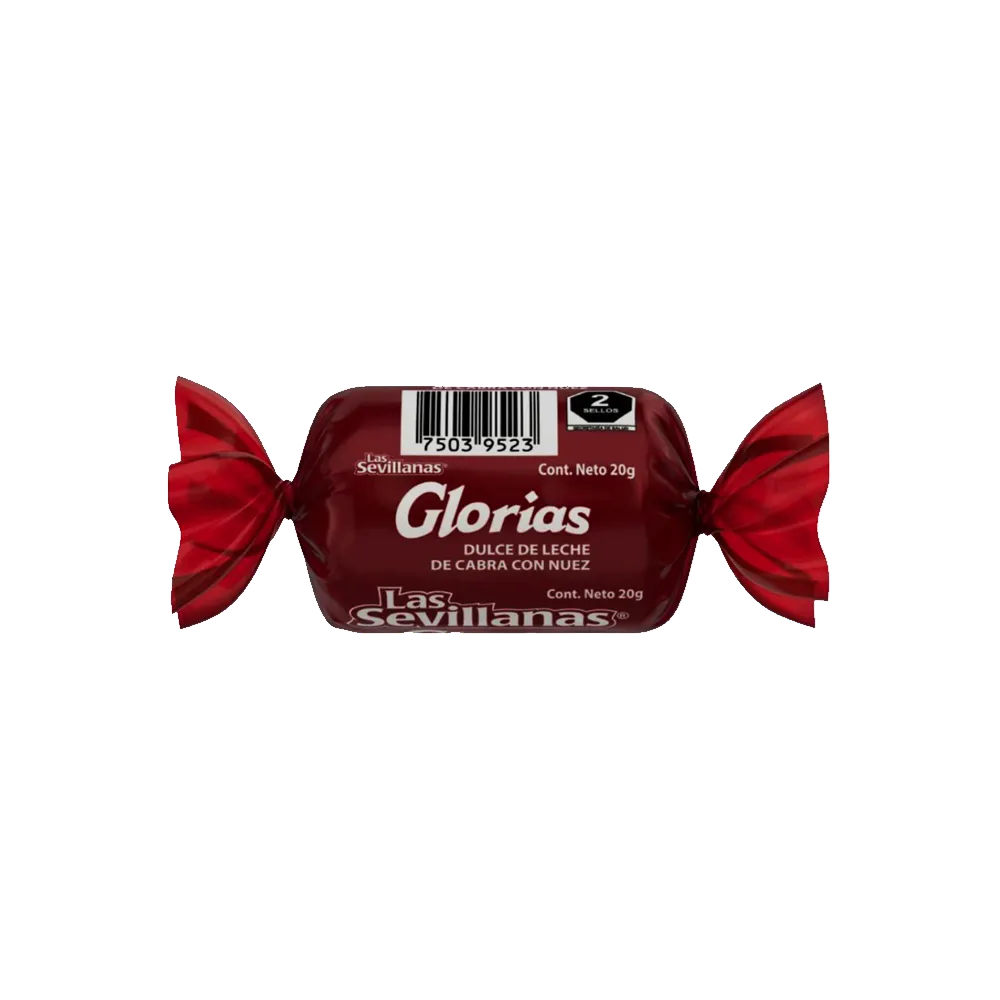 GLORIAS CON NUEZ LAS SEVILLANAS 20 GRAMOS