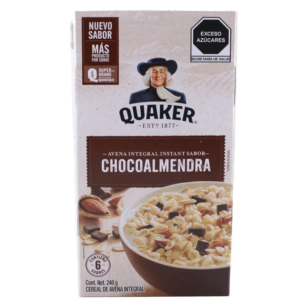 Avena Instantanea Chocoalmendra Quaker 240 g