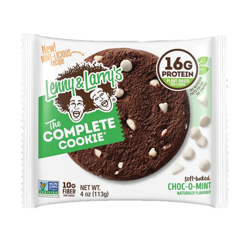 GALLETA CHOC O MINT COMPLETE COOKIE LENNY & LARRYS 4 ONZAS