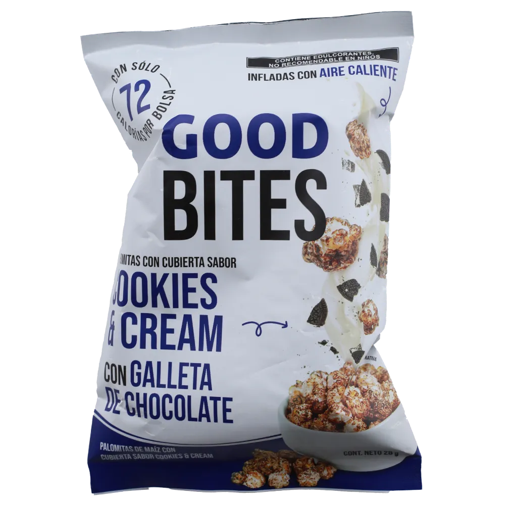 Palomitas Caramelizadas Sabor Cookies And Cream Good Bites 25 g