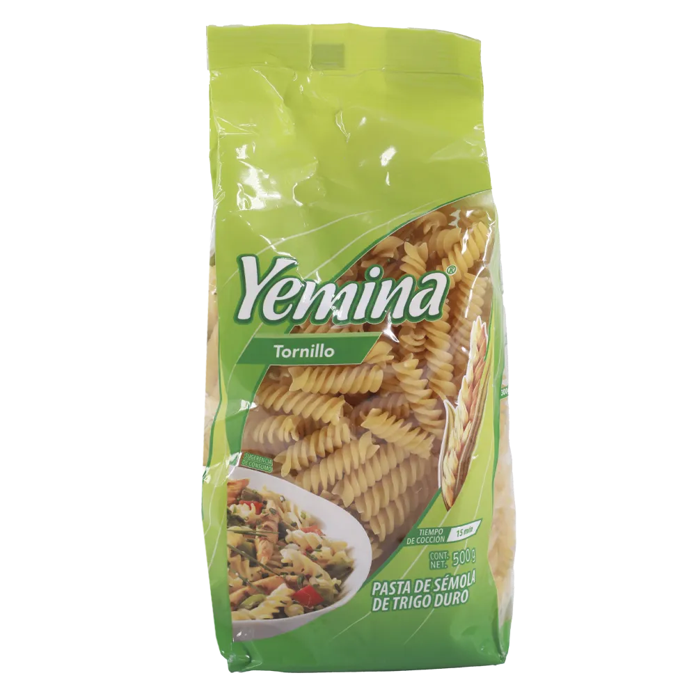 Pasta Para Sopa Tornillo Yemina 500 g