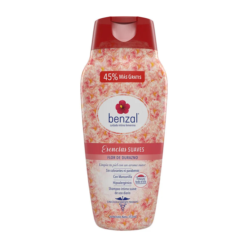 Shampoo Intimo Flor De Durazno Benzal 355 Ml