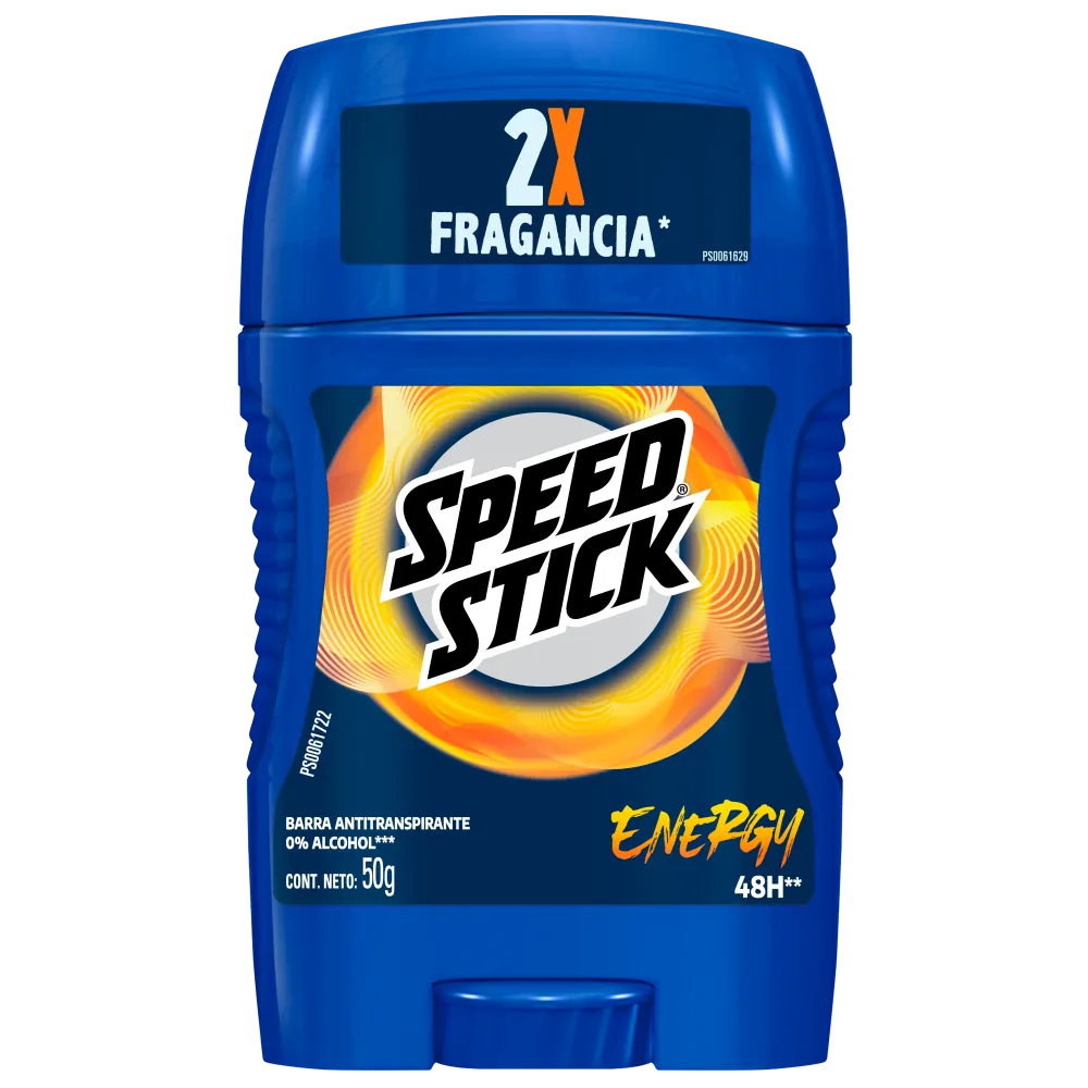 Antitranspirante Barra Energy Speed Stick 50 Gr