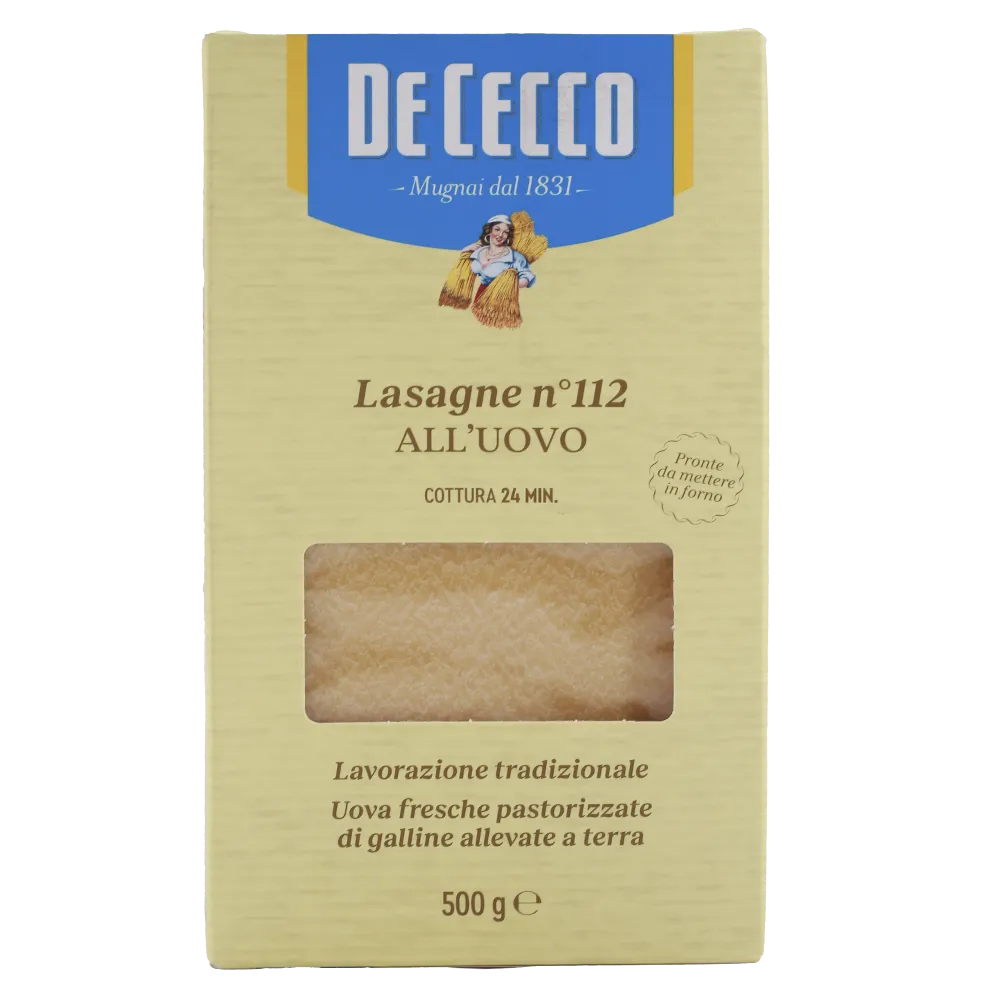 Pasta Lasagna Con Huevo De Cecco 500 g