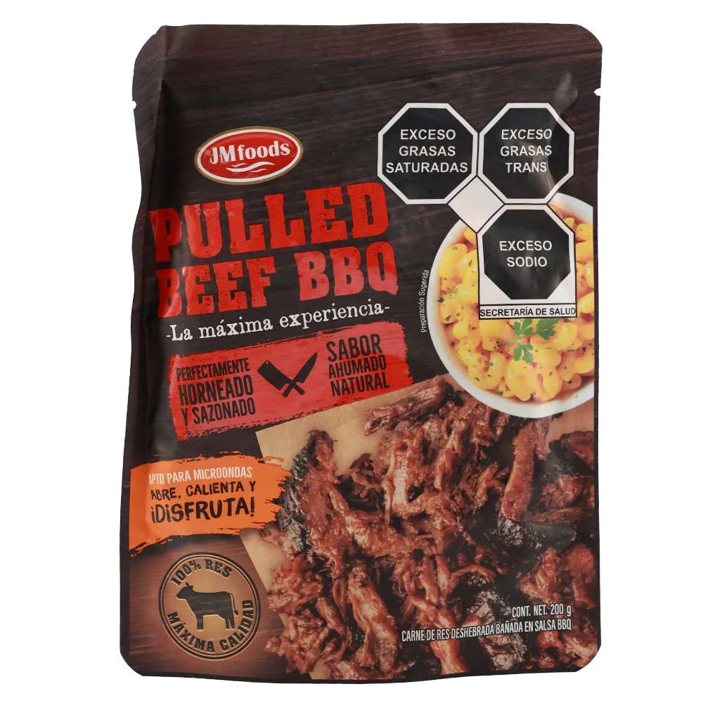 Carne De Res En Salsa Bbq Pouch Jm Foods 200 Gr