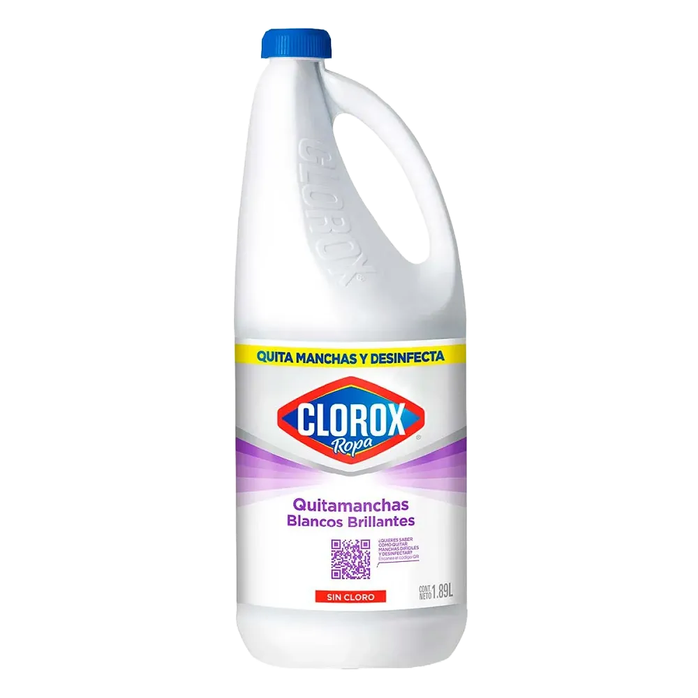 Removedor Quitamanchas Liquido Blancos brillantes Clorox 1.89 lt