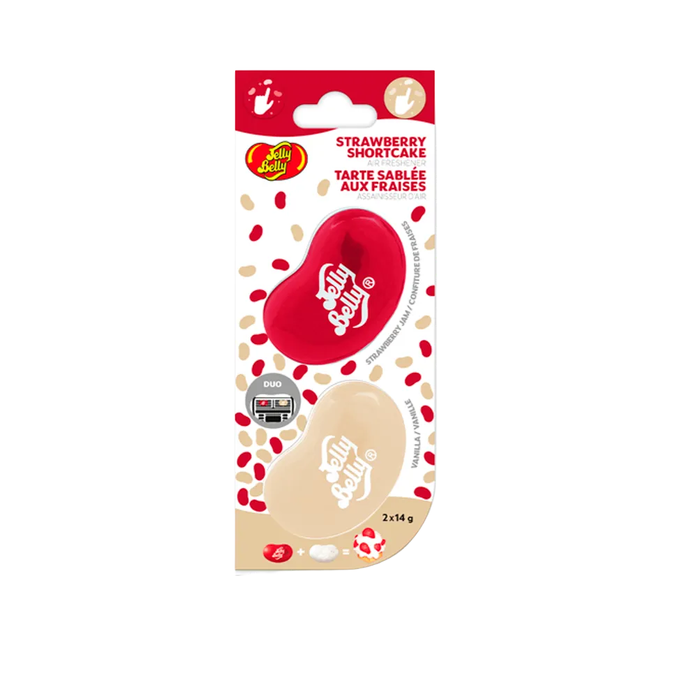Aromatizante Aroma Fresa-Shortcakent Stick Jelly Belly 1 Pza