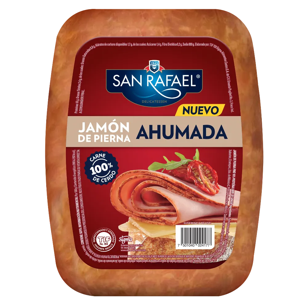 Jamon De Pierna Ahumada San Rafael 1 Kg