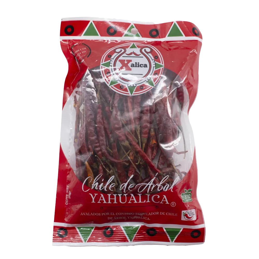 Chile Seco de Arbol Yahualica Xalica 50 g