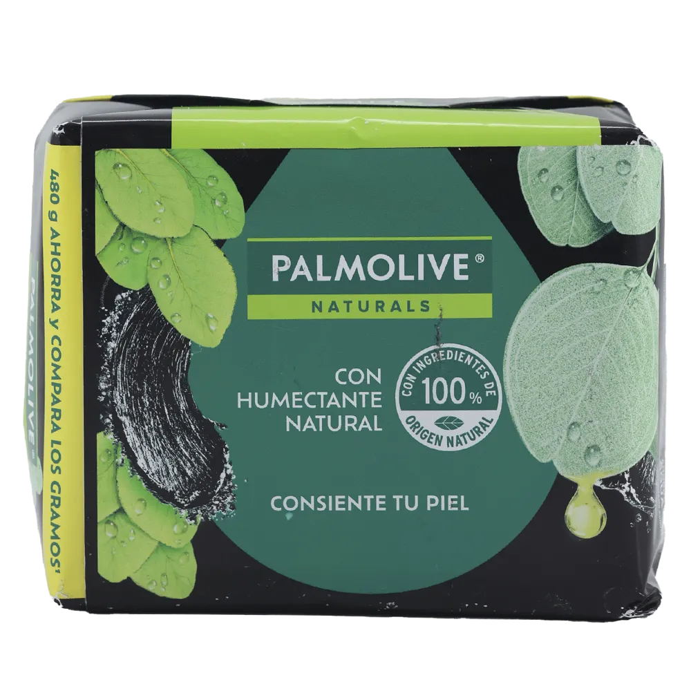 Jabon Barra 4 Pack Arcilla Y Eucalipto Palmolive 120 Gr