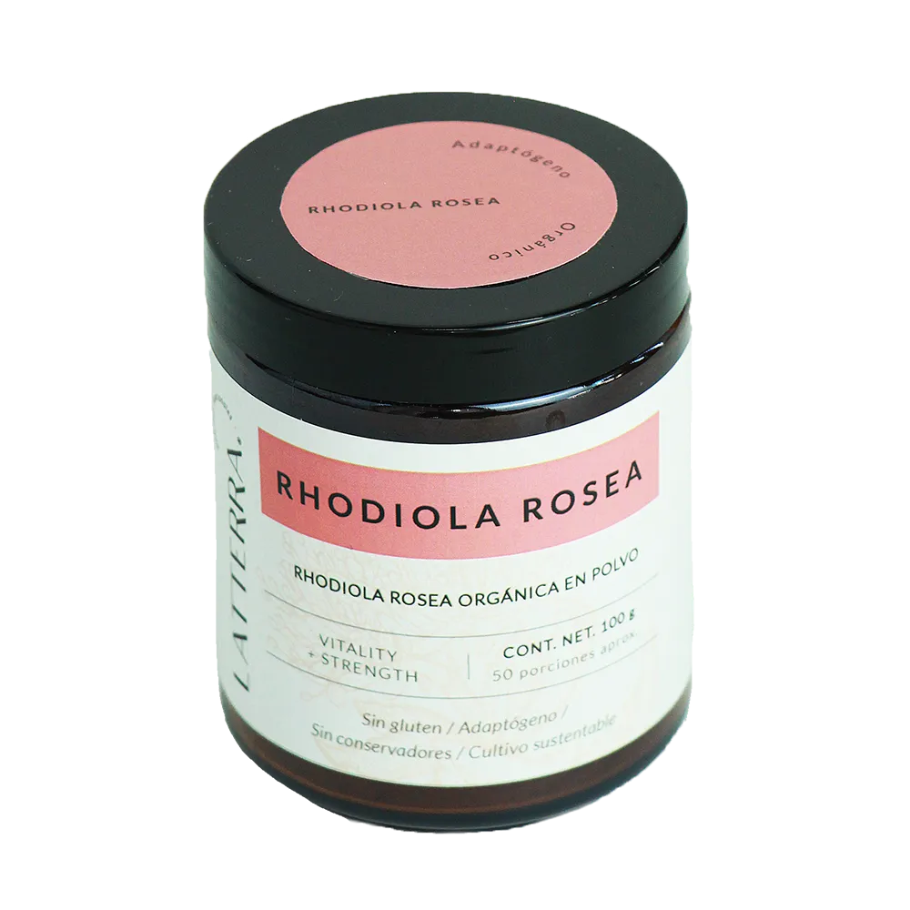 Rhodiola Rosea Orgnica En Polvo Latterra 100 Gr