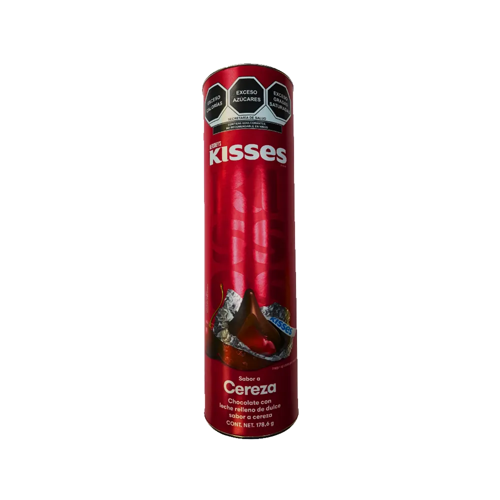Tubo Chocolate Cherry Kisses 178.6 g
