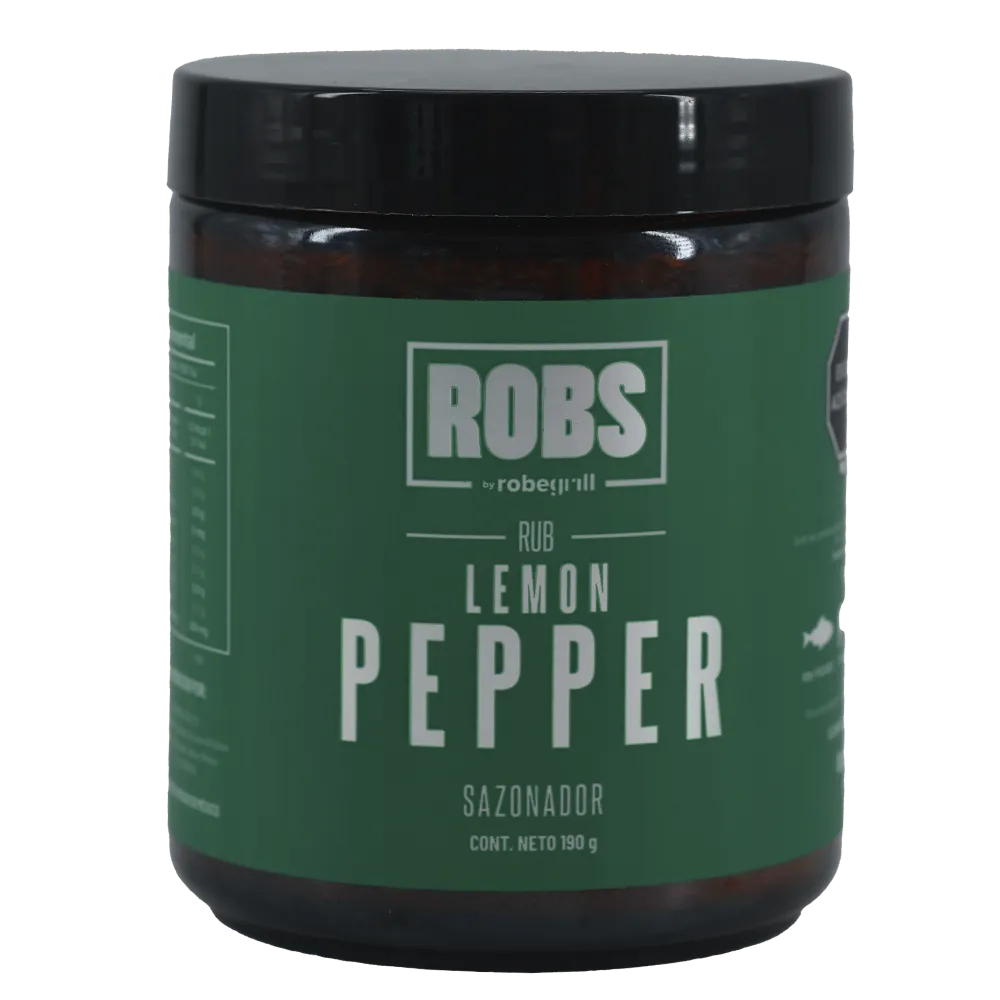 Sazonador Rub Lemon Pepper Robs 190 g