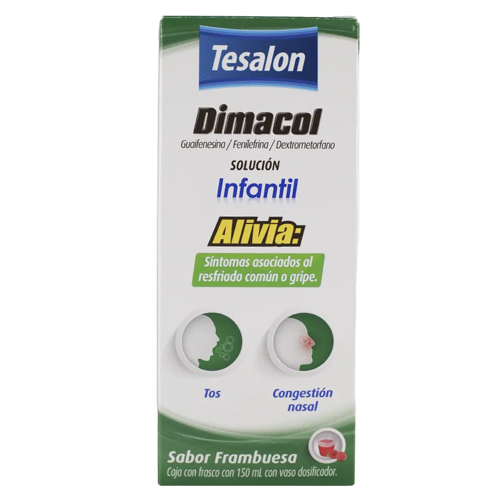 JARABE DIMACOL INFANTIL FRAMBUESA FRAMBUESA HALEON OTC 150 MILILI