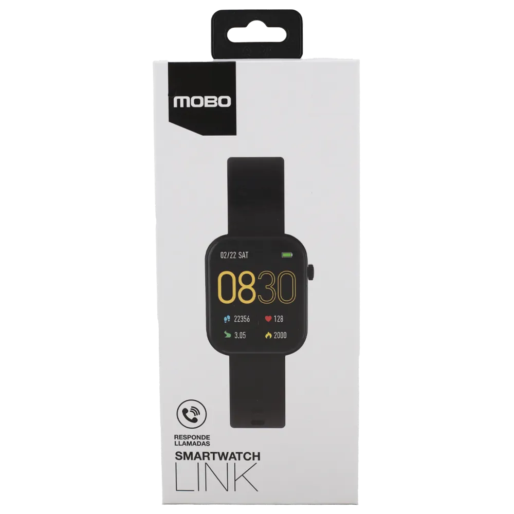 SMARTWATCH LINK NEGRO MOBO 1 PIEZA