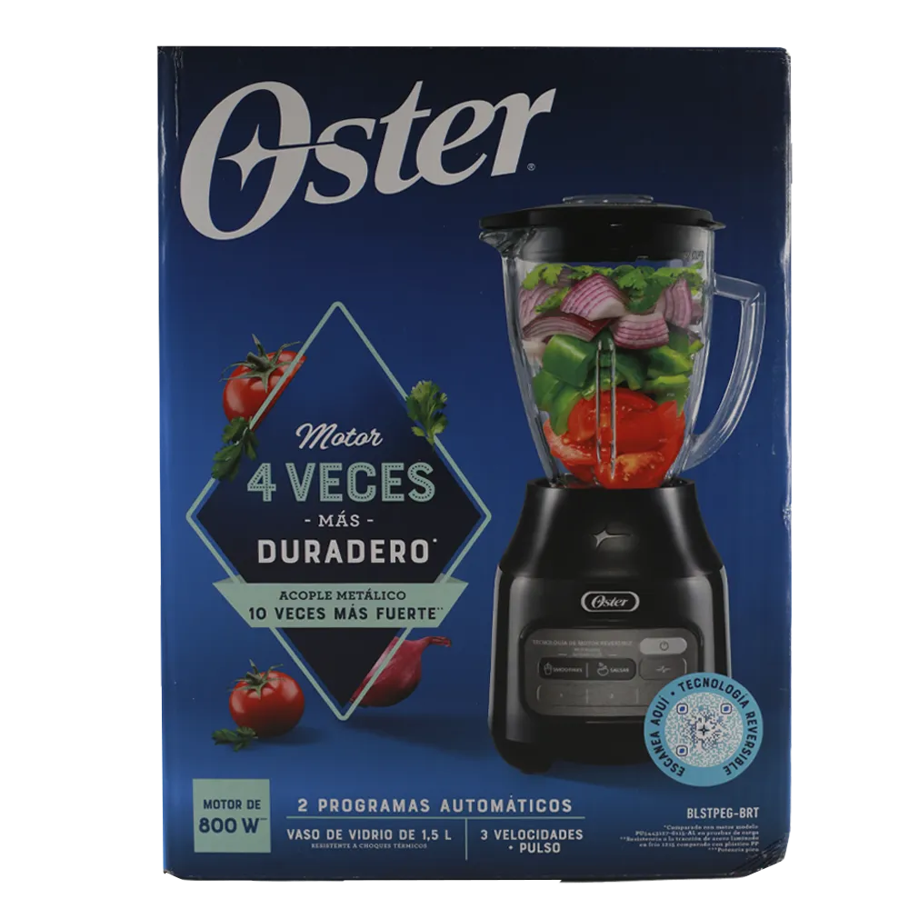 LICUADORA SOHO LITE NEGRA OSTER 1 PIEZA