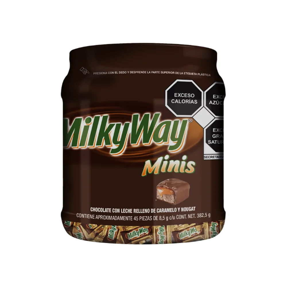 VITROLERO CHOCOLATES MINIATURA MILKY WAY 382.5 GRAM
