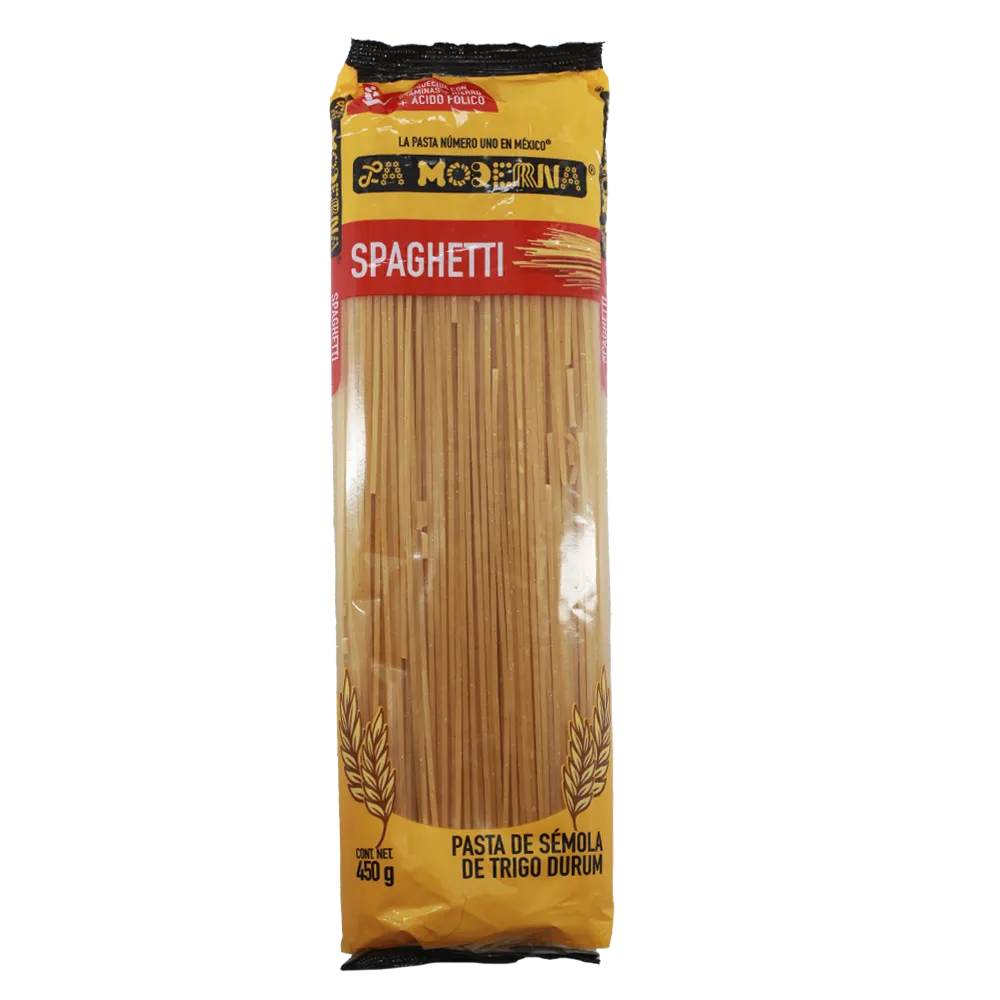 PASTA PARA SOPA SPAGHETTI LA MODERNA 450 GRAMOS