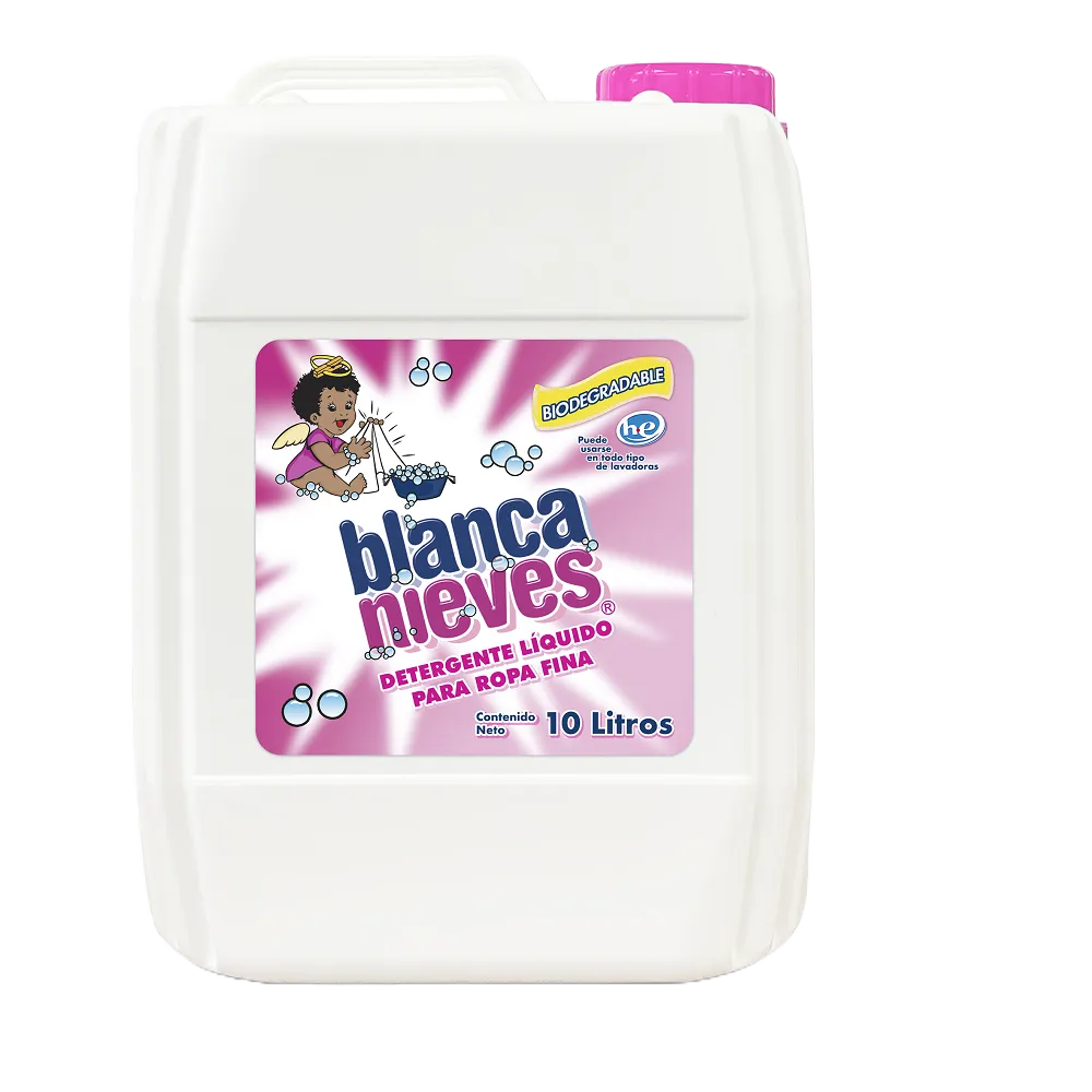 DETERGENTE LIQUIDO ROPA DELICADA BLANCA NIEVES 10 LITRO