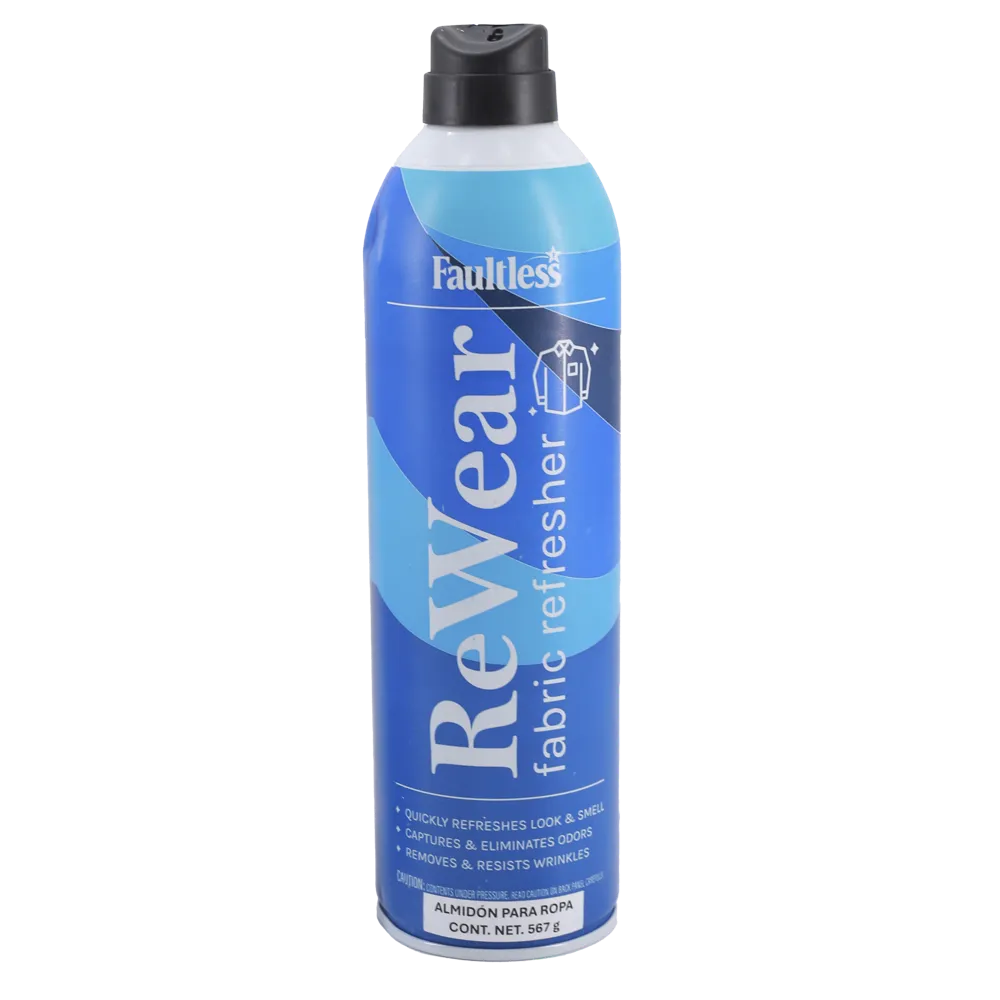 ELIMINADOR DE ARRUGAS PARA TELAS FABRIC REFRESHER FAUTLESS 567 GRAMOS