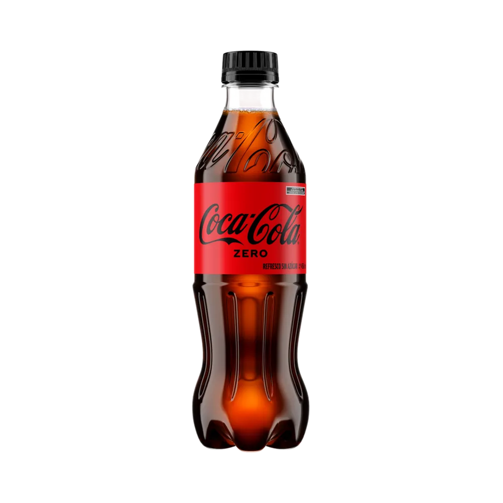 REFRESCO PET ZERO COCA COLA 450 MILILI