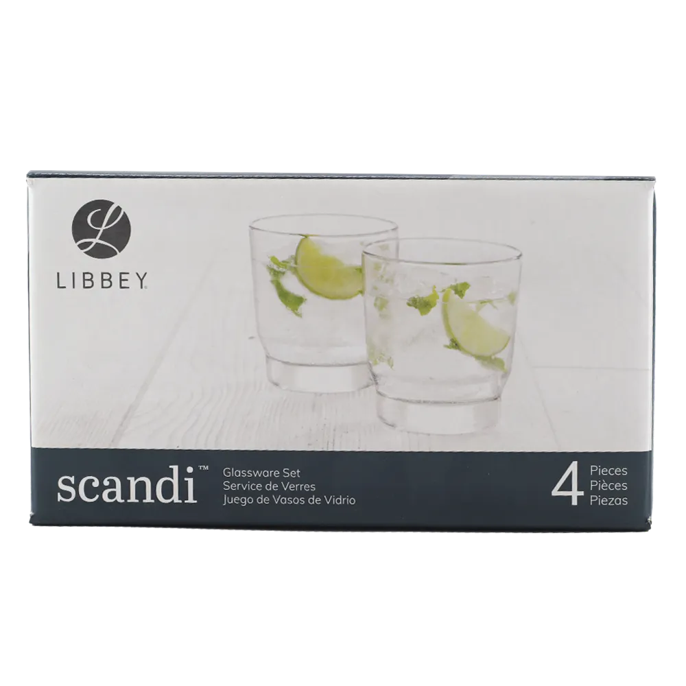 SCANDI DOF 4PC SET LIBBEY 1 PIEZA