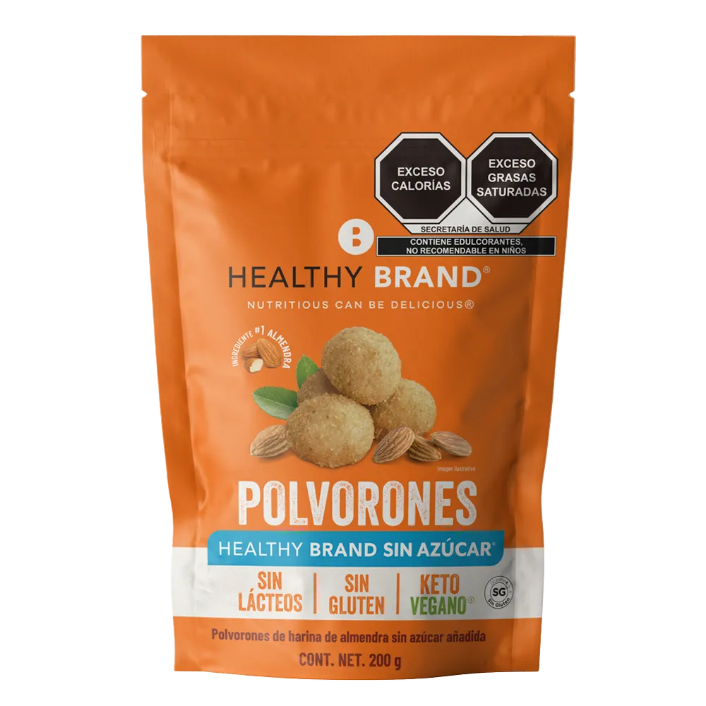 GALLETA POLVORON HEALTHY BRAND 200 GRAMOS