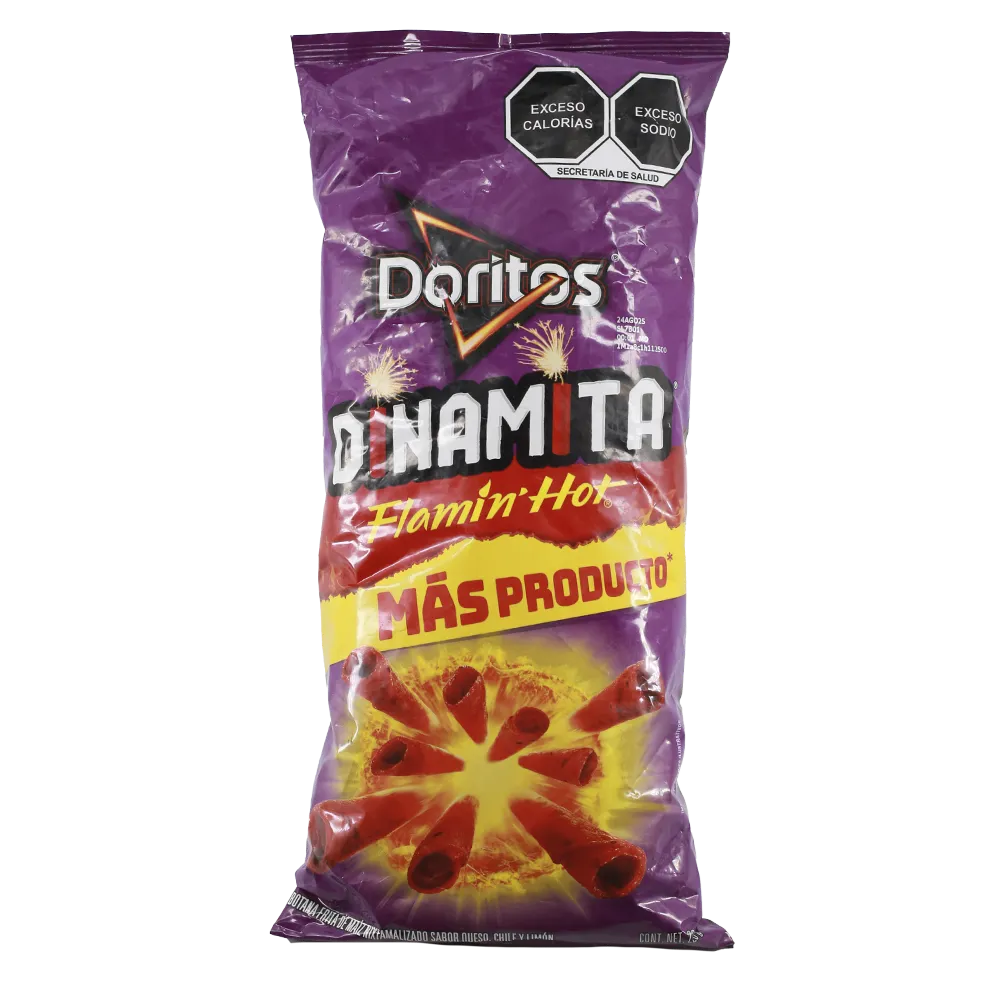 DORITOS DINAMITA FLAMIN HOT DORITOS 220 GRAMOS