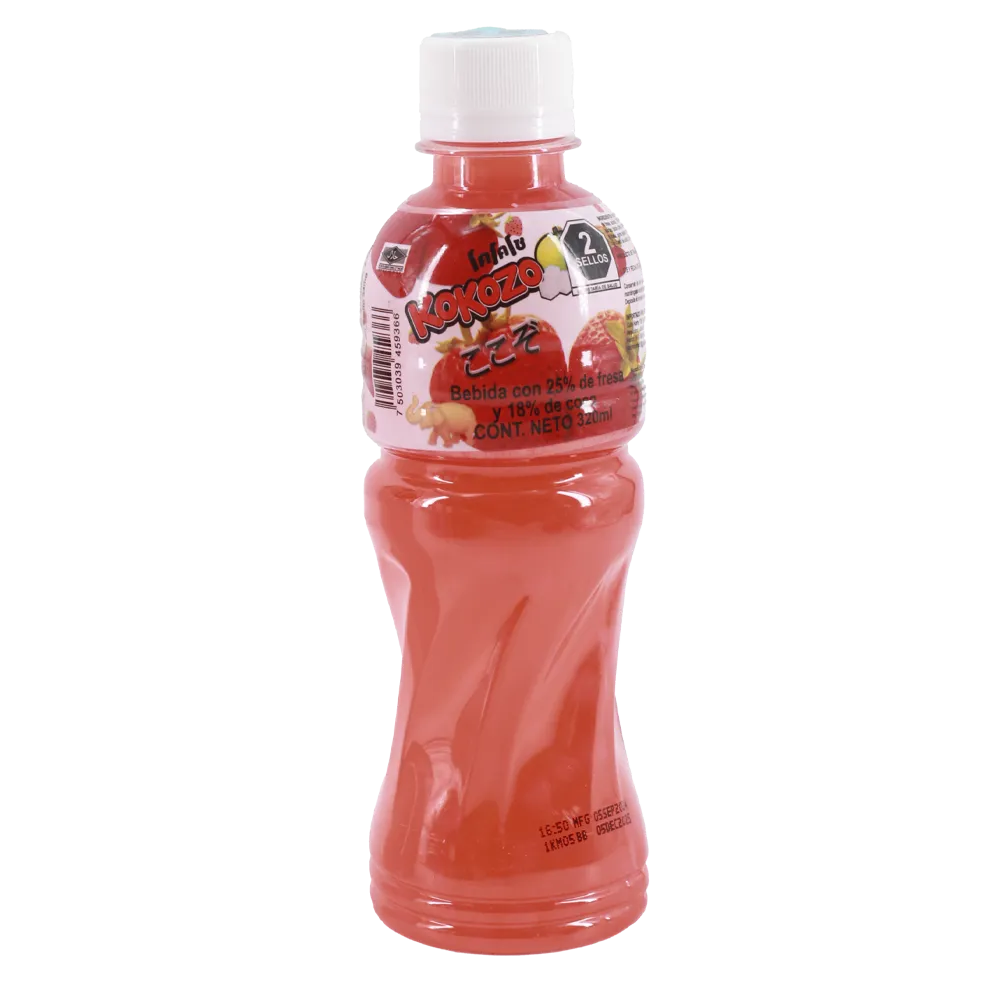 BEBIDA DE SABOR FRESA KOKOZO 320 MILILI