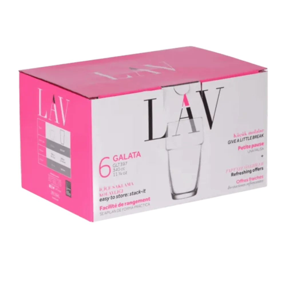 SET DE VASOS HB GALATA LAV 1 PIEZA