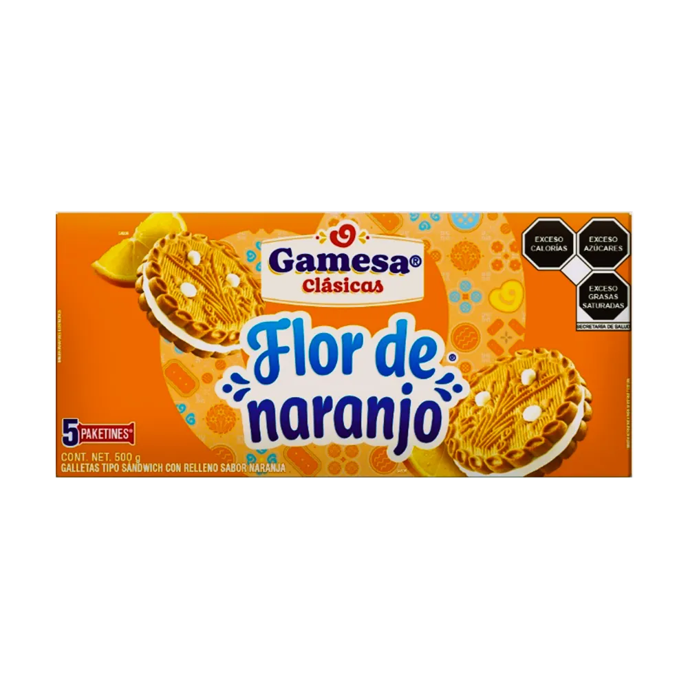GALLETA FLOR DE NARANJO GAMESA 500 GRAMOS