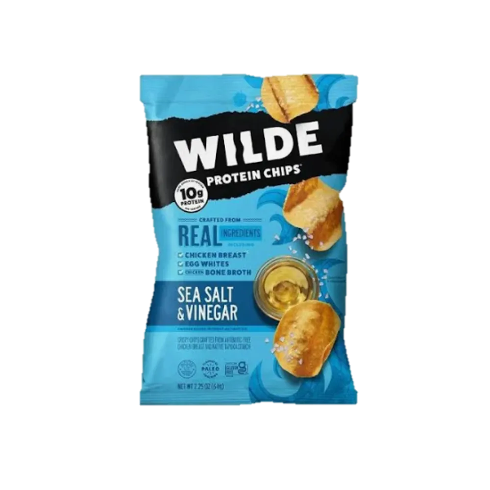 PAPITAS CON PROTEINA SABOR SAL & VINAGRE WILDE 1.31 ONZAS