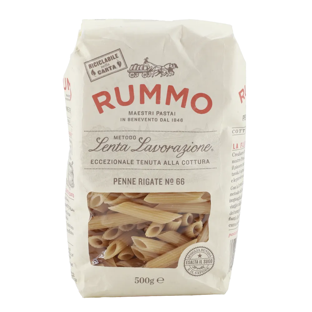 PASTA PENNE RIGATE RUMMO 500 GRAMOS