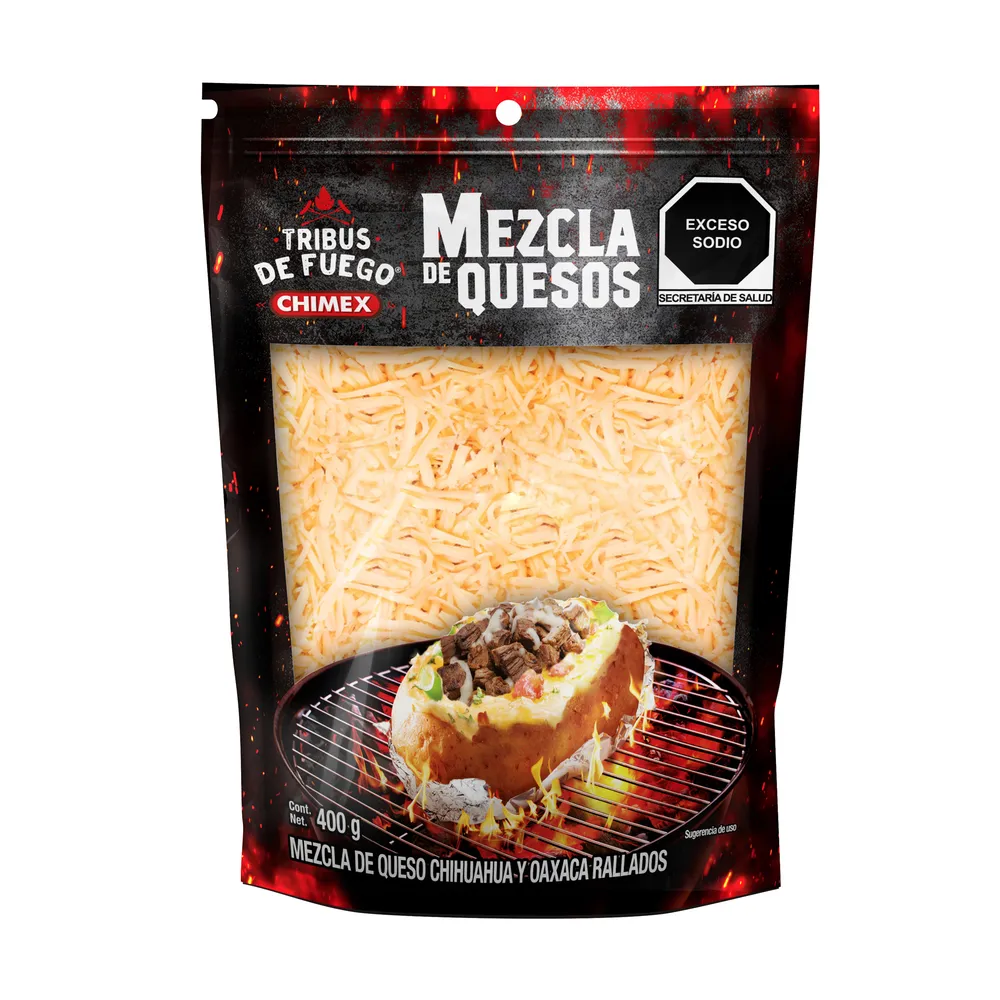 MEZCLA DE QUESO TRIBUS DE FUEGO 400 GRAMOS