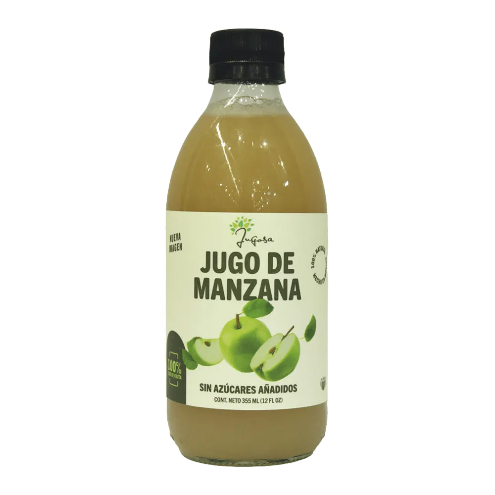 JUGO MANZANA 100% . 355 MILILITROS MANZANA JUGOSA 355 MILILI