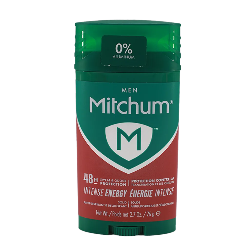 ANTITRANSPIRANTE BARRA INTENSE ENERGY MITCHUM 76 GRAMOS