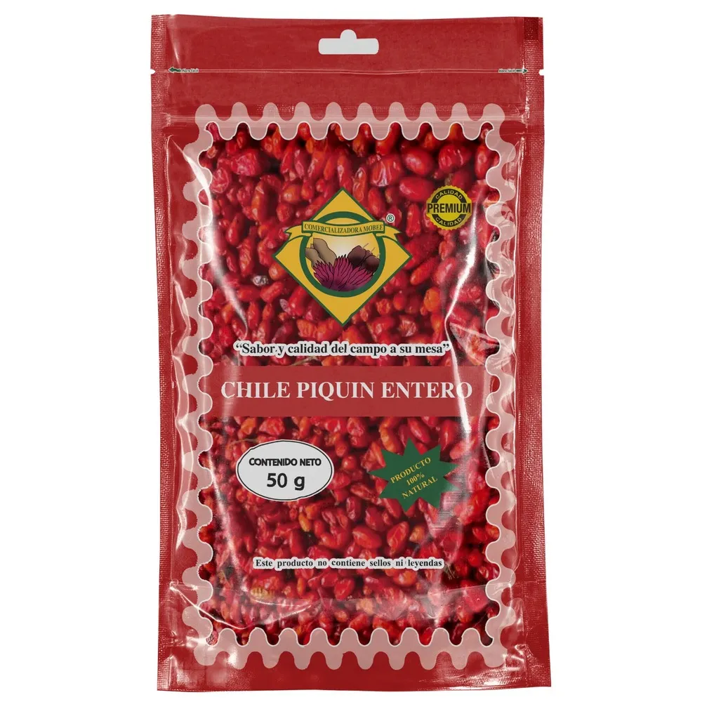 CHILE SECO PIQUIN MOBEE 50 GRAMOS