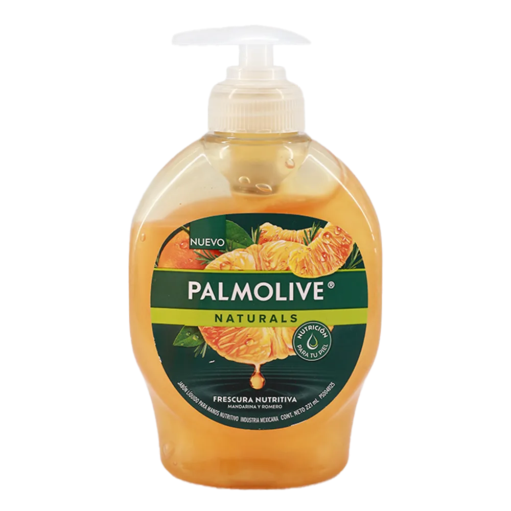 JABON LIQUIDO MANOS MANDARINA ROMERO PALMOLIVE 221 MILILI