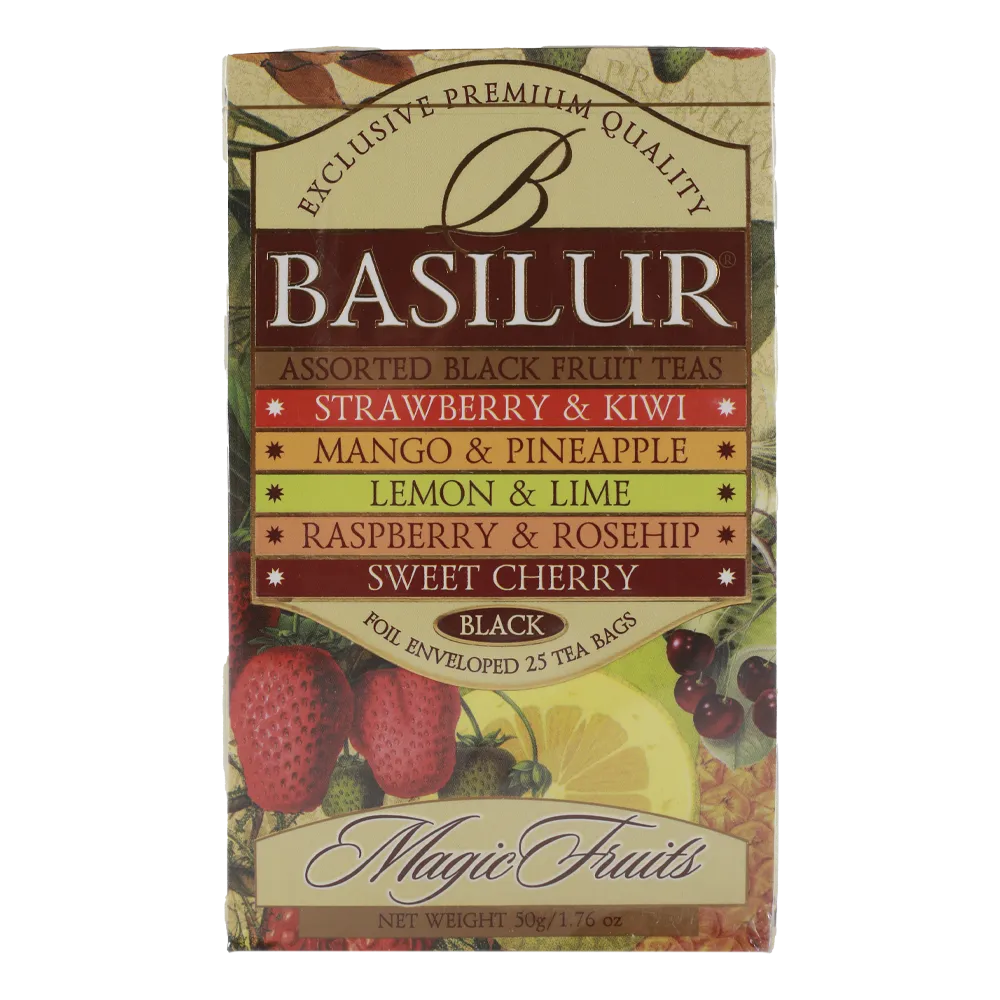 TE MAGIC FRUITS ASSORTED BASILUR 25 SOBRES