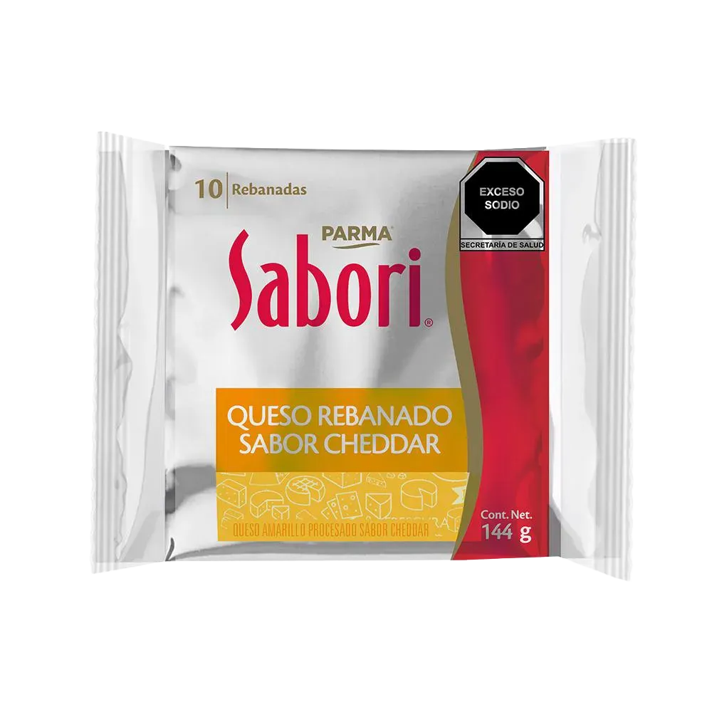 Queso amarillo Sabor Cheddar Sabori 144 g