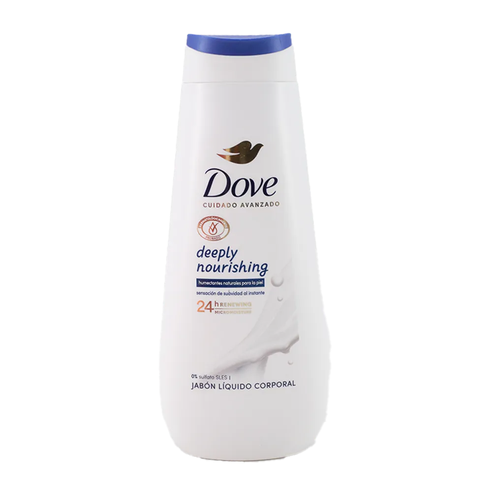JABON LIQUIDO CORPORAL DEEPLY NOURISHING DOVE 400 MILILI