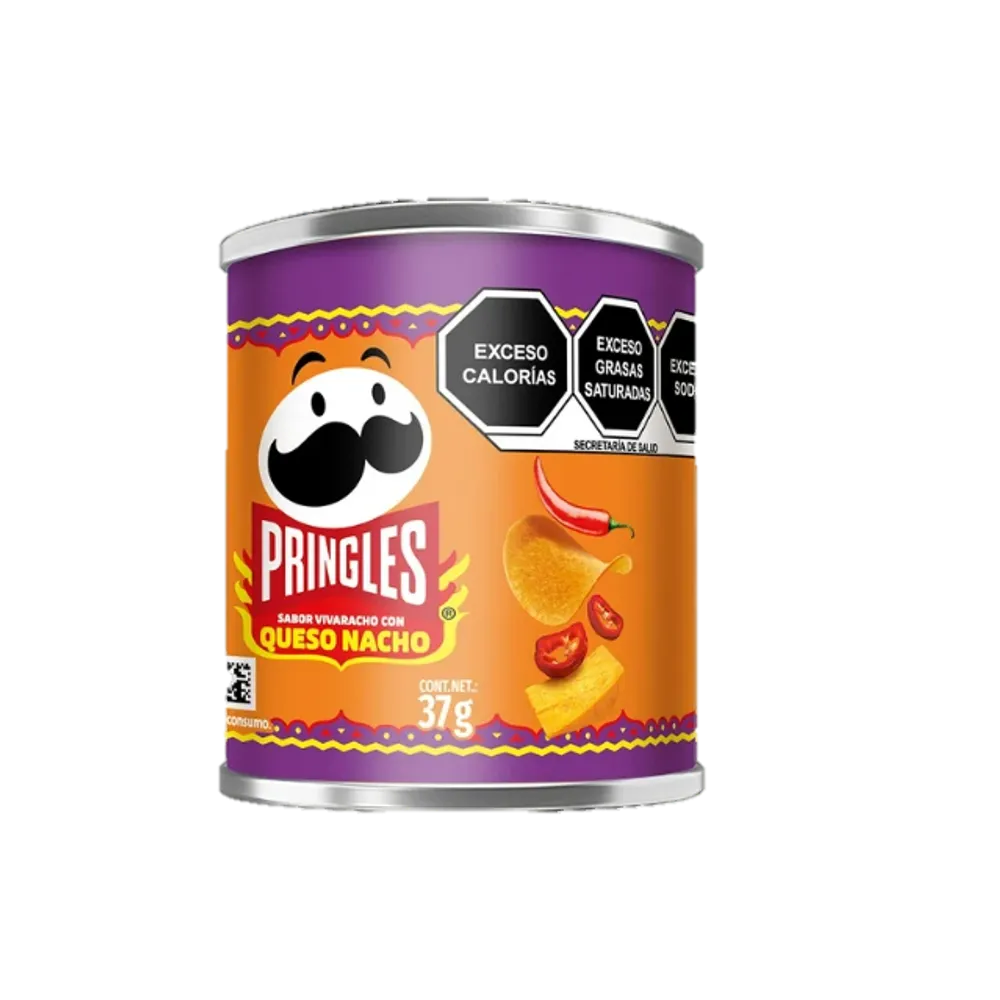PAPAS QUESO NACHO PRINGLES 37 GRAMOS