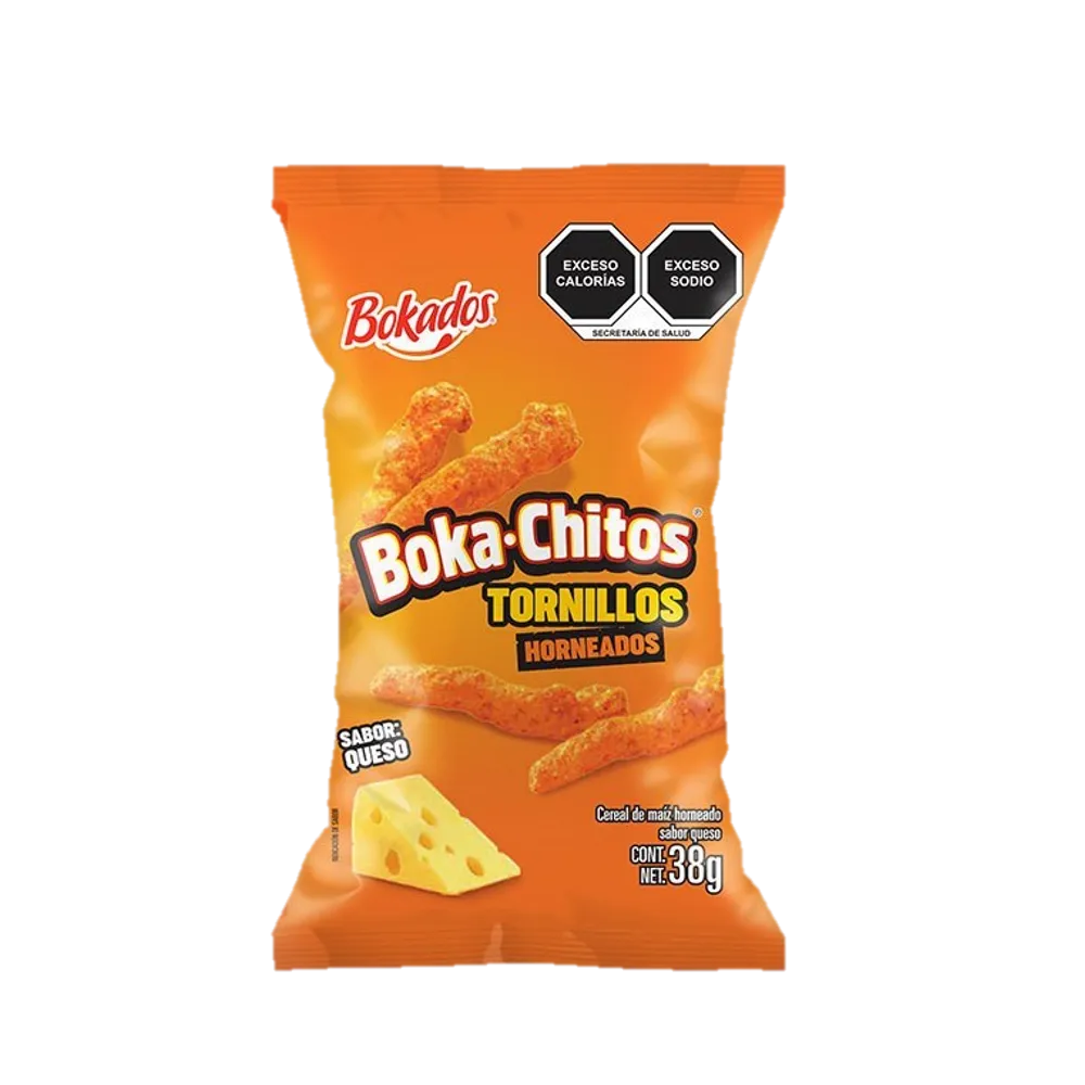 BOKACHITOS TORNILLOS QUESO BOKADOS 150 GRAMOS